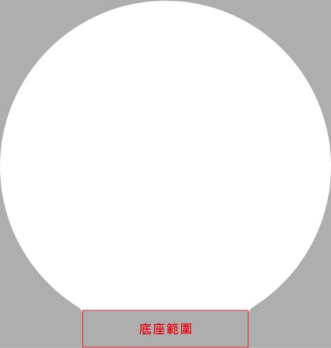 高質感透明小夜燈(圓形)